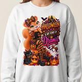 Halloween Drama Sally the Squirrel Sweatshirt thumbnail 7