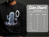 Glam Ghost T-Shirt, Spooky Cute Tee, Halloween Makeup Design, Cosmetology Shirt, Funny Ghost Shirt, Aesthetic Ghost, Glamour Gift Idea thumbnail 6