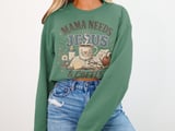 Mama Needs Jesus & Coffee Digital Design Other, Christian Mom Life Sublimation, Vintage Faith Based Gift for Her thumbnail 12