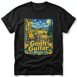 Gogh Guitar ~ Comfort Colors Premium Tee thumbnail 1