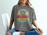 Pickleball Comfort Colors Shirt, If You're Looking For A Soft Serve Go Get Ice Cream, Vintage Graphic Tee thumbnail 5