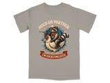Overstimulated Raccoon Cowboy Graphic T-Shirt thumbnail 7