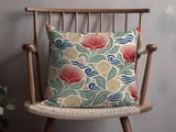 Seaside Bloom Block Print Pillow Case thumbnail 4
