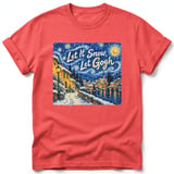 Let It Snow, Let Gogh ~ Comfort Colors Premium Tee thumbnail 3