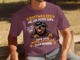 Rottweilers Are Like Potato Chips Tee thumbnail 5