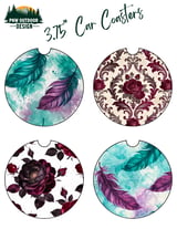 Rose Tumbler Wrap, 40oz Tumbler Design, Floral Sublimation, Seamless Tumbler Wrap, Distressed Tapered Tumbler, Digital Download thumbnail 6
