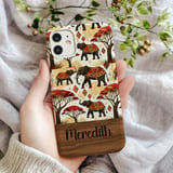 Tribal Safari Elephant Digital Art thumbnail 3