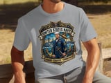 US Navy T-Shirt, Military Pride Tee, Veteran Gift Idea, Patriotic Sailor Uniform Art, Naval Forces Apparel, Honor Courage Commitment Shirt thumbnail 3