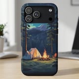 Cozy Night Campsite MagSafe® Phone Case thumbnail 3