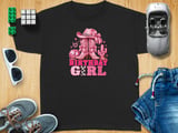 Pink Cowgirl Birthday Girl Tee thumbnail 10