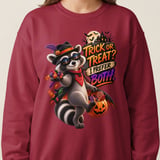 Trick or Treat Randy the Raccoon Sweatshirt thumbnail 6