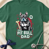 Proud Pit Bull Dad Tee | Pit Bull Dad Shirt | Pittie Dad Gift | Dog Dad Apparel thumbnail 10