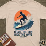 Chase the Sun Ride the Wave Tee thumbnail 5
