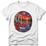 Gogh Red White Blue ~ Comfort Colors Premium Tee thumbnail 9