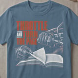 Throttle And Turn The Page Tee thumbnail 3