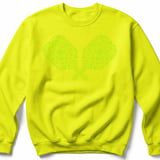 Pickleball Gildan Crewneck Sweatshirt, Crossed Paddles Ball Pattern Graphic, Court Warm Up Apparel thumbnail 10