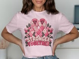Faux Patchwork Stronger Together Tee thumbnail 7