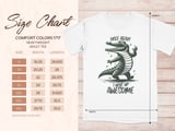 Awesome Alligator T-Shirt | Funny Croc Shirt for Men & Women | Once Again I Woke Up Awesome Graphic Tee thumbnail 7