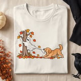 Golden Retriever Ghost Tug Tee thumbnail 11