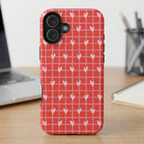 Pink Heart Grid MagSafe® Phone Case thumbnail 6