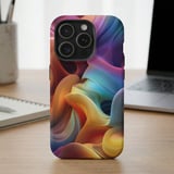 Colorful Fluid Swirl MagSafe® Phone Case thumbnail 1