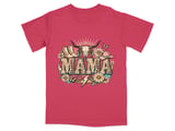 Boho Western Mama Leopard Print Tee thumbnail 3