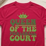 Pickleball Sport-Tek Performance Tee, Queen of the Pickleball Court, Court Apparel thumbnail 6