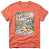 Teatime Dots ~ Comfort Colors Premium Tee thumbnail 4