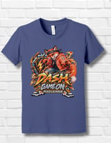 Fox Gaming T-Shirt for Kids, Dash Game On Youth Gamer Tee, Orange Fox Graphic Shirt, Pixo League thumbnail 6