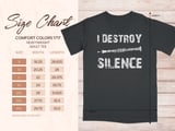 I Destroy Silence Oboe Graphic Tee thumbnail 7