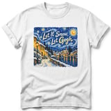 Let It Snow, Let Gogh ~ Comfort Colors Premium Tee thumbnail 9
