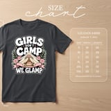 Girls Don't Camp We Glamp T-Shirt thumbnail 2