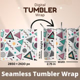 Retro Pop Geometric Digital Design Size Bundle Png thumbnail 7
