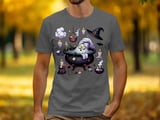 Spa Ghost T-Shirt, Halloween T-Shirt, Relaxing Ghost, Spooky T-Shirt, Funny Halloween, Witch Hat T-Shirt, Cute Ghost T-Shirt thumbnail 6