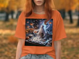 Halloween Ghost Baker T-Shirts, Funny Spooky Tee, Baking Cookies Shirt, Halloween Kitchen Scene T Shirt, Cute Halloween Costume Shirts thumbnail 4