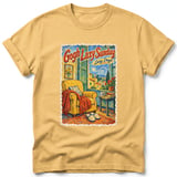 Gogh Lazy Sunday ~ Comfort Colors Premium Tee thumbnail 7