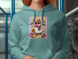 Cute Retro Ghost Halloween Sweatshirt, Trendy Spooky Season Hoodie, Fall Ghost Heart Glasses T-Shirt Gift for Her thumbnail 12
