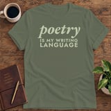 Poetry Is My Writing Language Softstyle Tee thumbnail 8