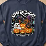 Happy Halloweiner Dachshund Tee thumbnail 6