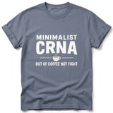 Minimalist CRNA Coffee Tee thumbnail 4