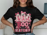 Boo to Breast Cancer Faux Patchwork Tee thumbnail 8
