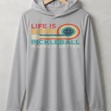 Pickleball Sport-Tek Performance Hood, Life is Good Pickleball Makes It Better, Lightweight Hoodie thumbnail 6