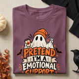 Emotional Support Human Ghost Tee or Sweatshirt thumbnail 6