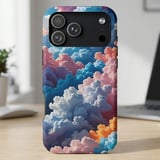 Dreamy Pastel Clouds MagSafe® Phone Case thumbnail 1