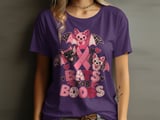 Faux Patchwork Bats For Boobs Tee thumbnail 16