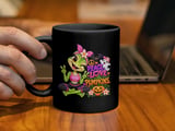 Peace Love Pumpkins Yoga Frog Mug thumbnail 5