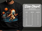 Flaming Skull Tennis Player T-Shirt, Zombie Spectators, Sports Tee, Unique Tennis Shirt, Skeleton Athlete, Halloween T-Shirt, Tennis Gift thumbnail 4