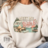 Meet Me Where The Water Is PNG Summer Lake Life Retro Camper Clipart, Vintage Vacation Sublimation Design, Lake Days Lakehouse Graphic Art thumbnail 19
