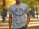 U.S. Coast Guard Semper Paratus T-Shirt | Patriotic Military Service Tee | USCG Apparel Gift for Veteran Father Marine Brother thumbnail 4