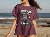 Freedom Wasn't Free Boots Tee thumbnail 2